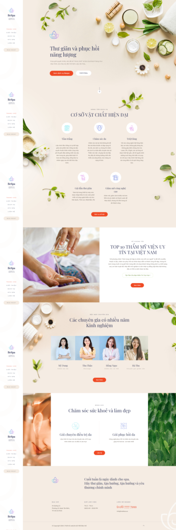 Dịch vụ spa chăm sóc da